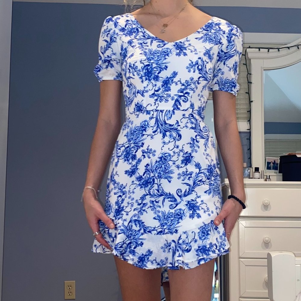 Floral Short Dress
